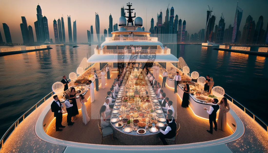 Private yacht party